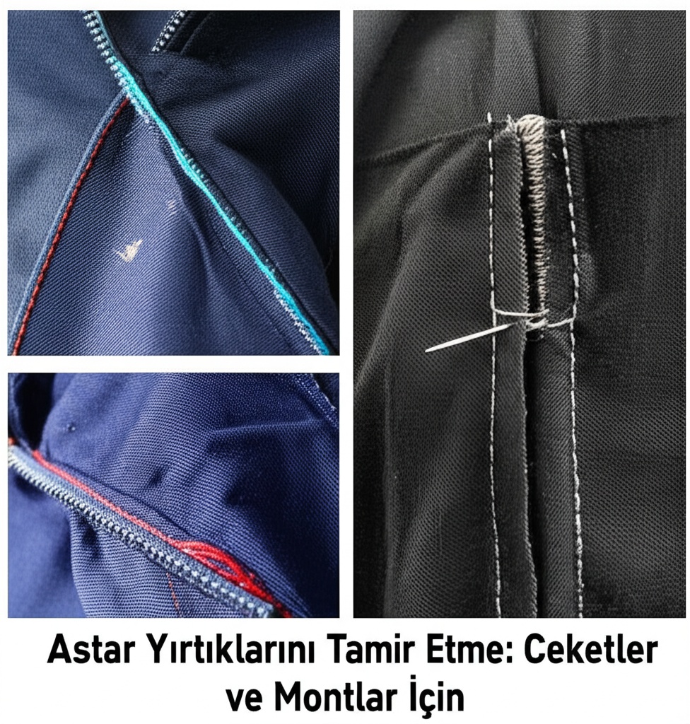 Astar Yırtıklarını Tamir Etme: Ceketler ve Montlar İçin