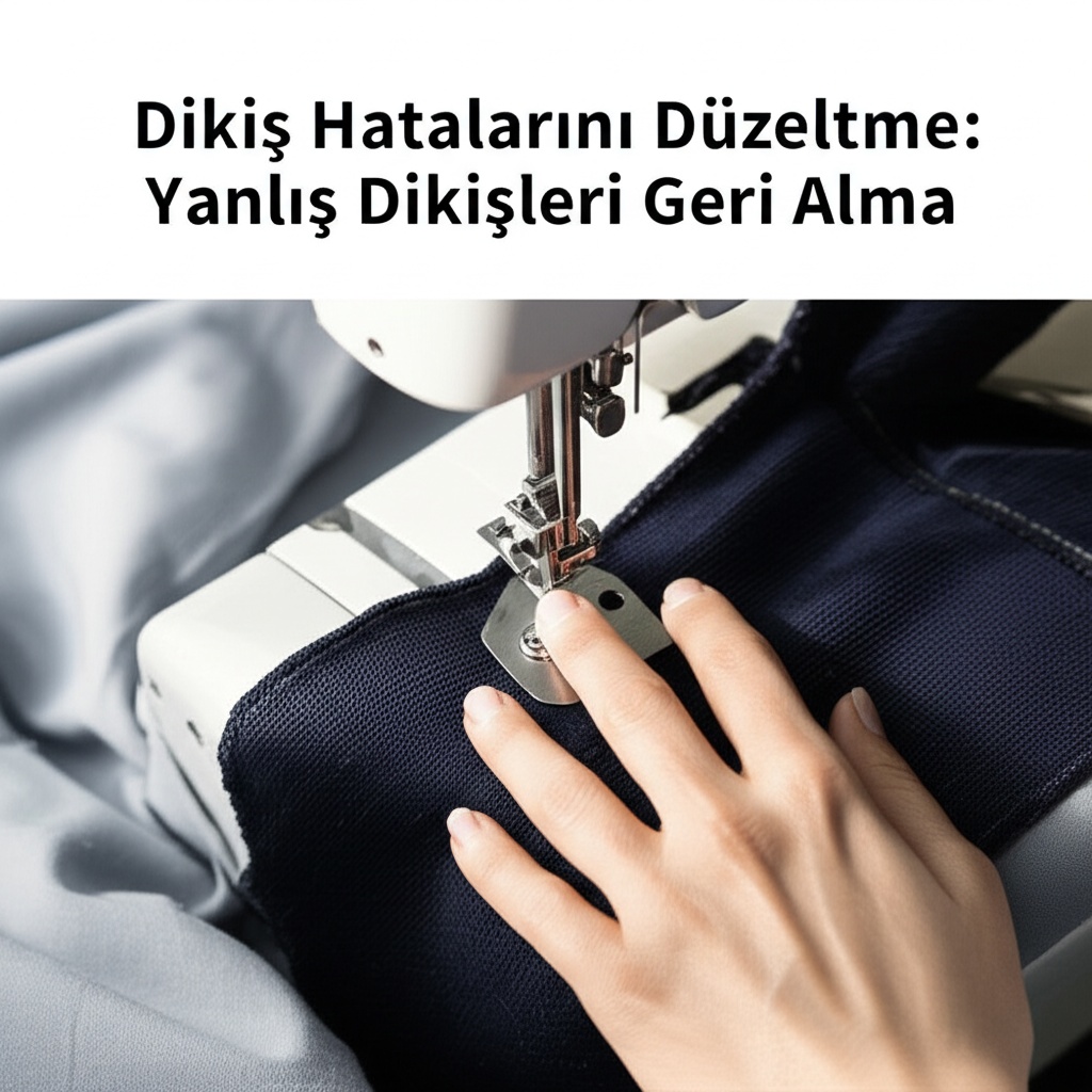 Dikiş Hatalarını Düzeltme: Yanlış Dikişleri Geri Alma
