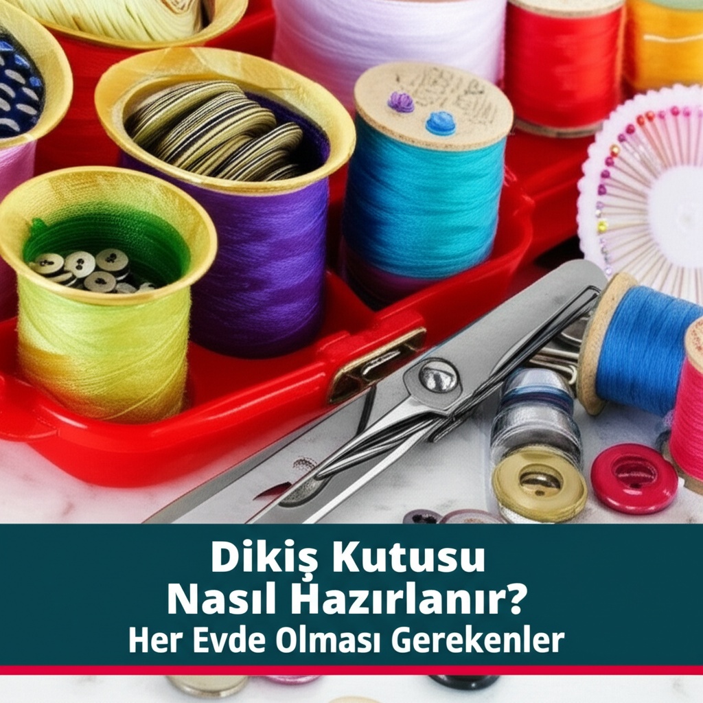 Dikiş Kutusu Nasıl Hazırlanır? Her Evde Olması Gerekenler