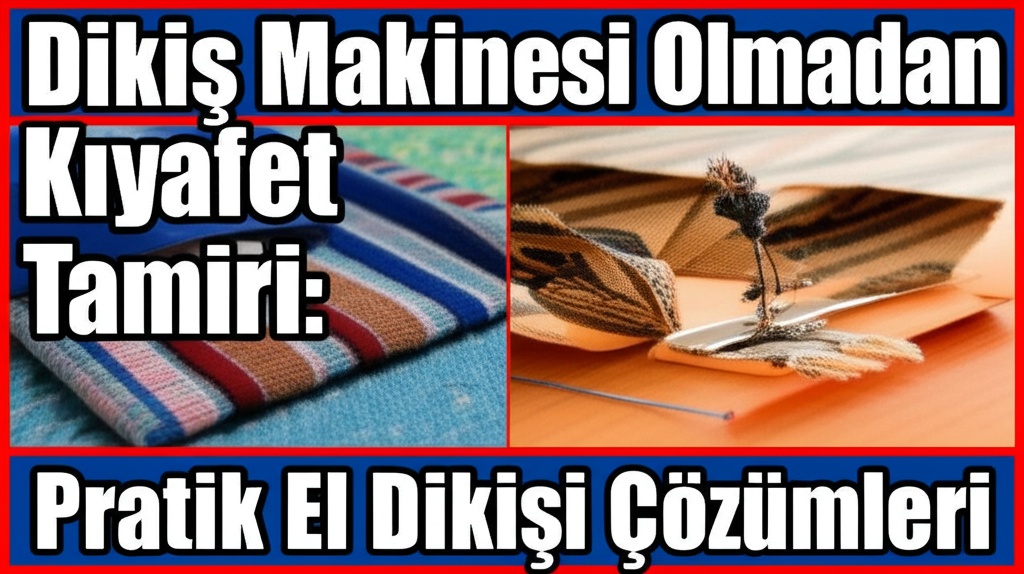 Dikiş Makinesi Olmadan Kıyafet Tamiri: Pratik El Dikişi Çözümleri