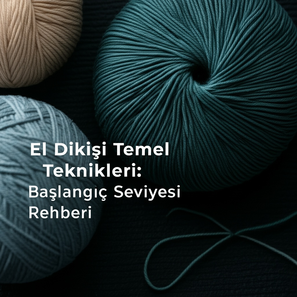 El Dikişi Temel Teknikleri: Başlangıç Seviyesi Rehberi