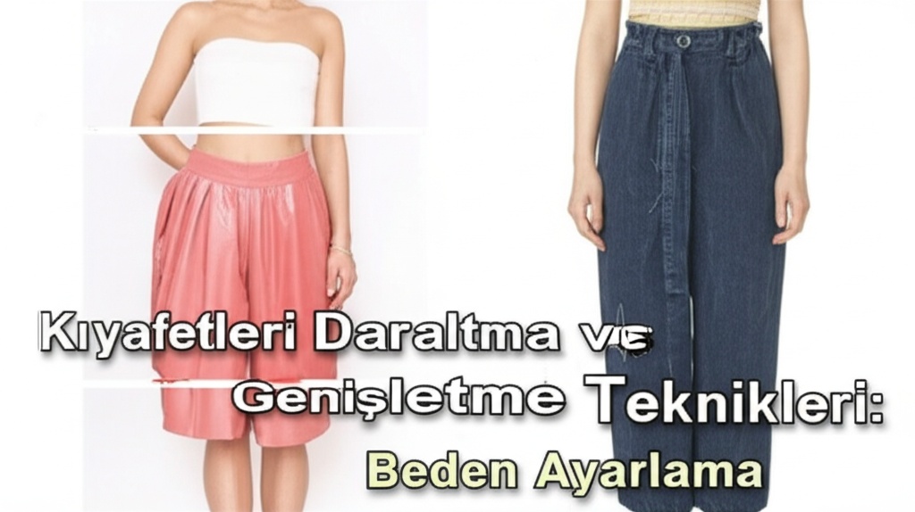 Kıyafetleri Daraltma ve Genişletme Teknikleri: Beden Ayarlama