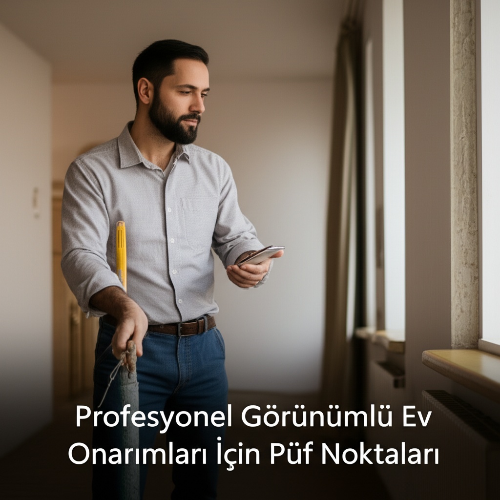 Profesyonel Görünümlü Ev Onarımları İçin Püf Noktaları