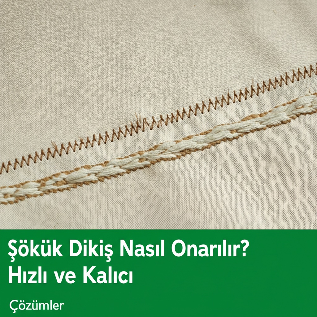 Sökük Dikiş Nasıl Onarılır? Hızlı ve Kalıcı Çözümler