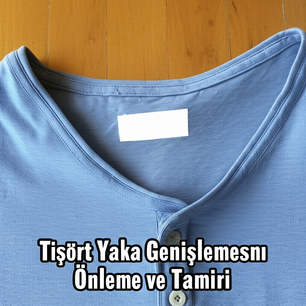 Tişört Yaka Genişlemesini Önleme ve Tamiri