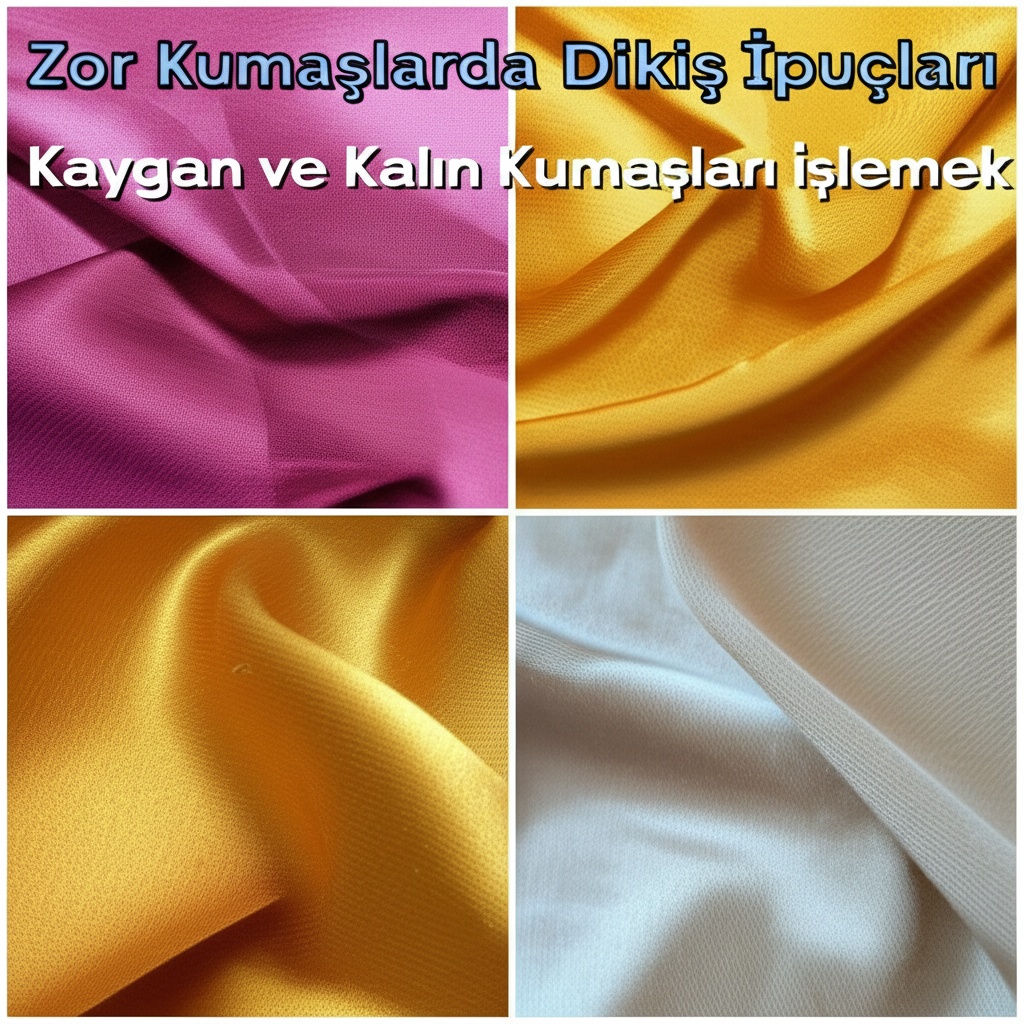 Zor Kumaşlarda Dikiş İpuçları: Kaygan ve Kalın Kumaşları İşlemek